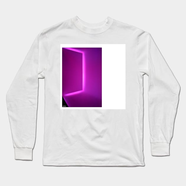 deep house light in purple wallpaper ecopop fine arts photograph Long Sleeve T-Shirt by jorge_lebeau